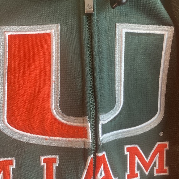 Men’s Miami Hurricane zip up Small Jansport - Picture 7 of 7